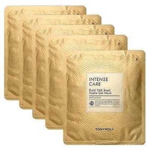 5 Piece Gold Face Mask Set